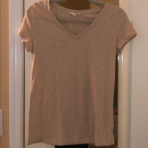 Beige v- neck